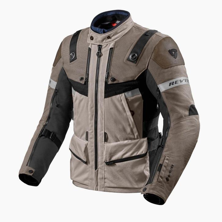 REVIT! Defender 3 GTX Jas Zand Zwart, Motoren, Kleding | Motorkleding, Heren, Nieuw met kaartje, Jas | textiel, Verzenden