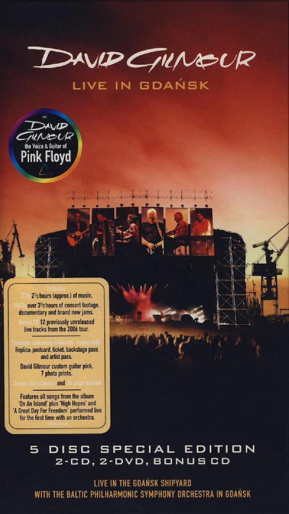 cd box - David Gilmour - Live In Gda?sk, Cd's en Dvd's, Cd's | Rock, Zo goed als nieuw, Verzenden