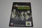 Wrestlemania 2000  (N64 UKV MANUAL, Zo goed als nieuw, Verzenden