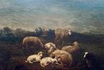 Louis Dominique Robbe (1806-1887) - Moutons au repos, Antiek en Kunst