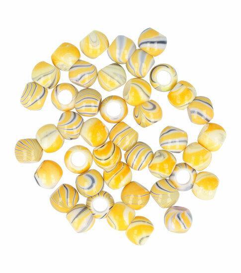 Haarkralen Marmer Fantasie Patroon Geel, Sieraden, Tassen en Uiterlijk, Overige Accessoires