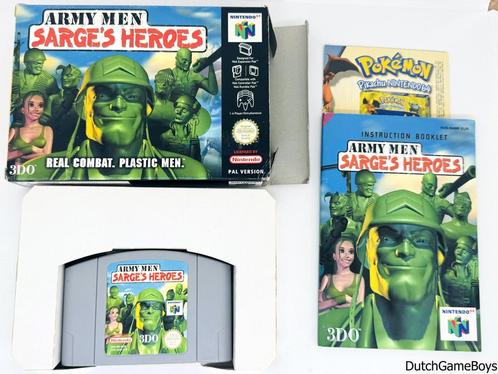 Nintendo 64 / N64 - Army Men - Sarges Heroes - EUR, Spelcomputers en Games, Games | Nintendo 64, Gebruikt, Verzenden