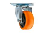 Zwenkwiel - 75mm - 100kg - Oranje, Doe-het-zelf en Verbouw, Nieuw, Ophalen of Verzenden
