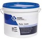 Sigma Putz 1mm Matt - Wit - 10 liter/18 kg, Ophalen of Verzenden, Nieuw, Wit, Verf