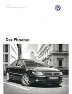2008 VOLKSWAGEN PHAETON BROCHURE DUITS, Nieuw, Volkswagen, Author