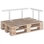 Rugleuning voor palletbank 110 cm ijzer wit (Interieur)