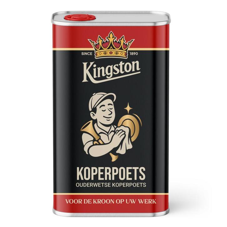 Kingston koperpoets 1 liter, blik met schenkdop, Zakelijke goederen, Machines en Bouw | Onderhoud en Reiniging, Verzenden
