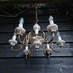 Kroonluchter - Messing - Barokstijl porselein