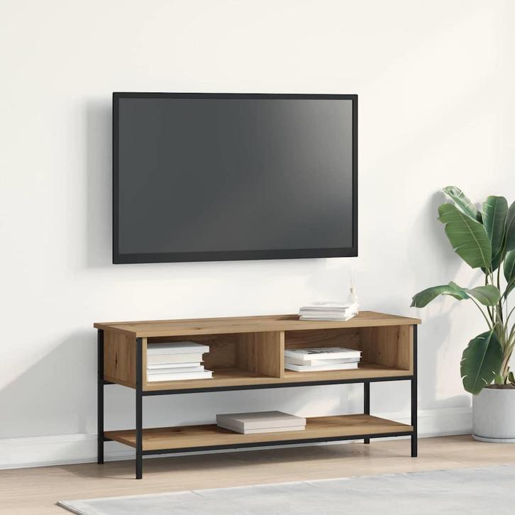 vidaXL TV-kast artisanaal eikenkleurig 100 x 35 x 45 cm, Huis en Inrichting, Kasten | Televisiemeubels, Nieuw, Minder dan 50 cm