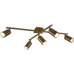 LED Plafondspot - Trion Monla - GU10 Fitting - 6-lichts -, Metaal of Aluminium, Nieuw, Ophalen of Verzenden, Led