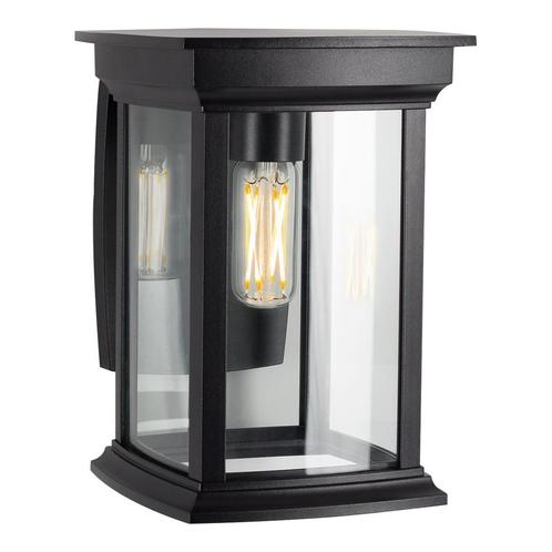 Carlton Muurlamp Zwart met 3W bewegingssensor LED, Tuin en Terras, Buitenverlichting, Verzenden