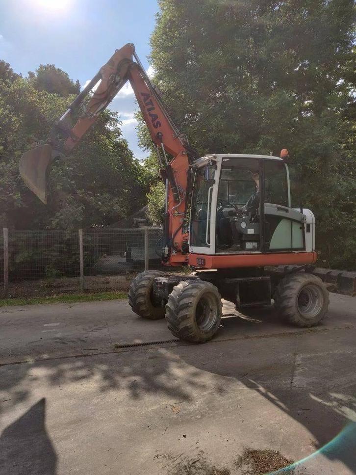 Veiling: Bandenkraan Schaeff-Terex 23M/705M, Zakelijke goederen, Machines en Bouw | Kranen en Graafmachines, Graafmachine, Ophalen
