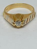 Handmade - Ring - 18 karaat Geel goud - 0.30ct. tw. Diamant, Sieraden, Tassen en Uiterlijk, Ringen, Nieuw