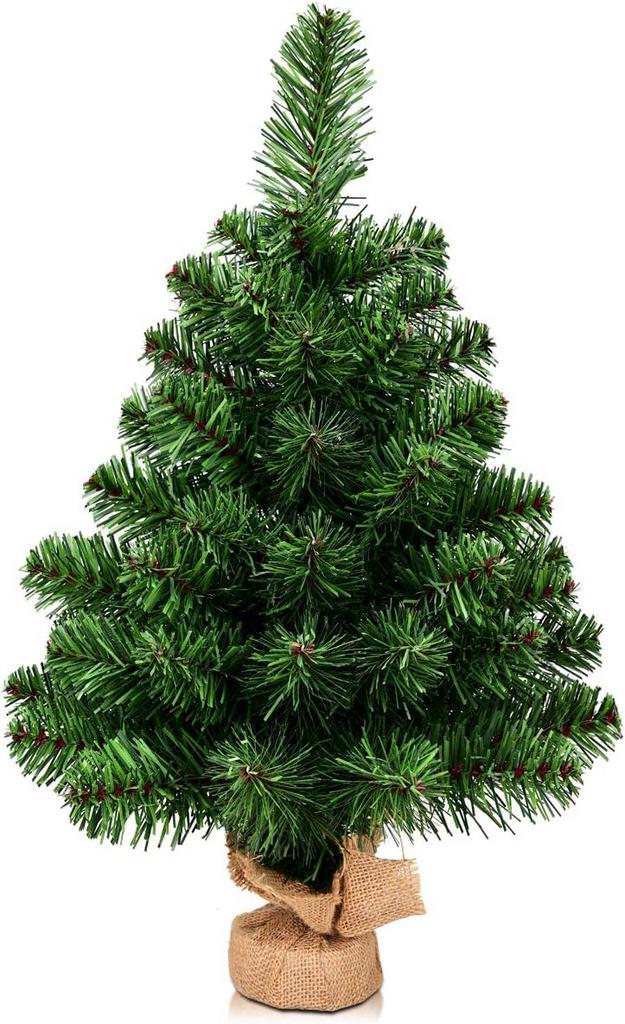 Kerstboom - Kunstkerstboom - 60 cm - Met standaard - COSTWAY, Diversen, Kerst, Zo goed als nieuw, Verzenden