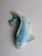 Vanessa Bonino - sculptuur, Koi carp - 37 cm - Majolica -