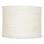 Juteband breed dik off white 8 cm. +/- 10 m 8cm., Ophalen of Verzenden, Nieuw