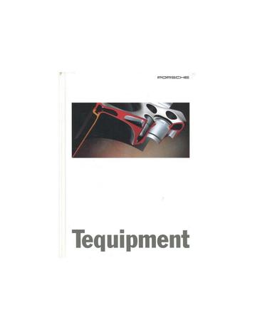 1989 - 1995 PORSCHE TEQUIPMENT BROCHURE DUITS beschikbaar voor biedingen
