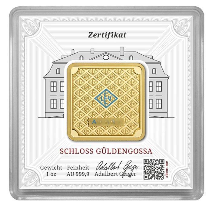 1 Troy Ounce - Goud .999 - Geiger Edelmetalle - Verzegeld en, Postzegels en Munten, Edelmetalen en Baren