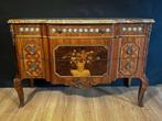 Commode - Brons, Hout, Marmer - Marqueterie en gemonteerd, Antiek en Kunst