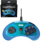 Retro-Bit SEGA Mega Drive 6 Button Arcade Pad-Clear Blue, Ophalen of Verzenden, Nieuw