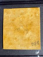 Nederland 1852 - Plaat X 10 cent rood op dik papier met, Gestempeld