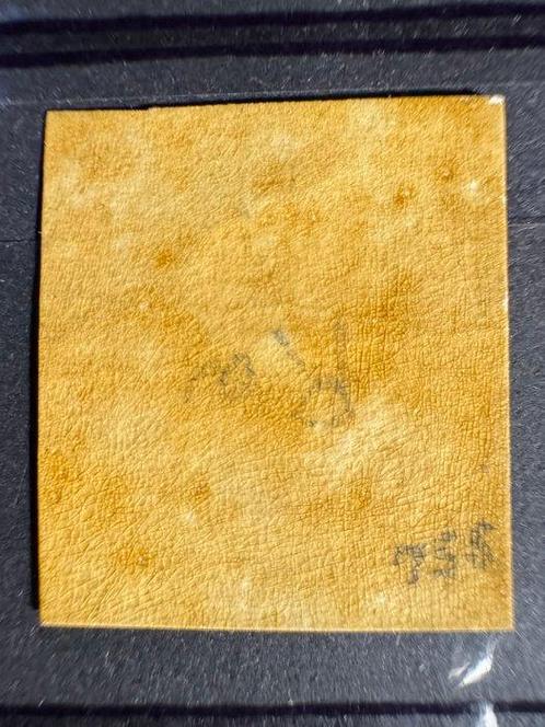 Nederland 1852 - Plaat X 10 cent rood op dik papier met, Postzegels en Munten, Postzegels | Nederland