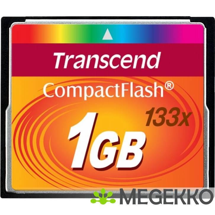 Transcend Compact Flash 1GB 133x, Computers en Software, RAM geheugen, Nieuw, Verzenden