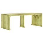 vidaXL Tuintafel 220x101,5x80 cm geïmpregneerd grenenhout, Tuin en Terras, Verzenden, Nieuw