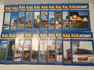 Railhobby - 69 stuks Railhobby 1986 t/m 1992 (nr. 92/3 maart beschikbaar voor biedingen
