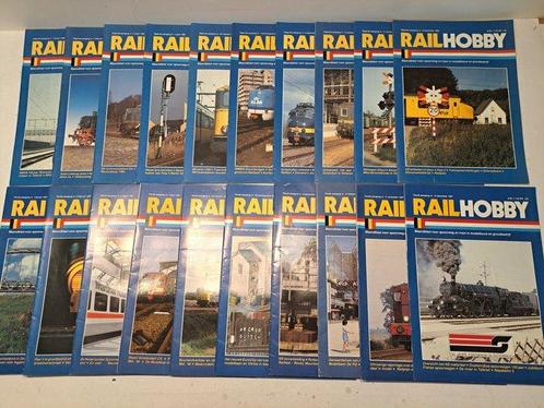 Railhobby - 69 stuks Railhobby 1986 t/m 1992 (nr. 92/3 maart, Hobby en Vrije tijd, Modeltreinen | H0