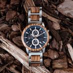 WoodzZ Ironbark horloge, Nieuw, Overige merken, Overige materialen, Staal