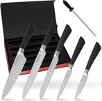 6-delige Luxe Messenset Inclusief Messenslijper - Japanse, Ophalen of Verzenden, Zo goed als nieuw