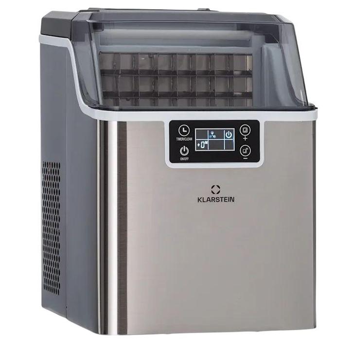 ijsblokjesmachine ijsmaker ijsblokjesbereider zilver keuken, Witgoed en Apparatuur, Keukenmixers, Refurbished, 1 tot 2 liter, Ophalen of Verzenden