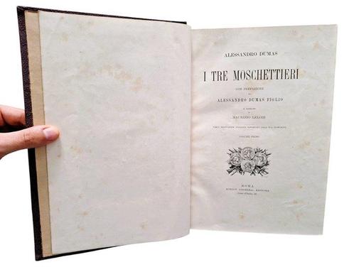Dumas / Leloir - I Tre Moschettieri - 1899, Antiek en Kunst, Antiek | Boeken en Bijbels