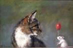 H M Bergen - Kat en muis met ballon