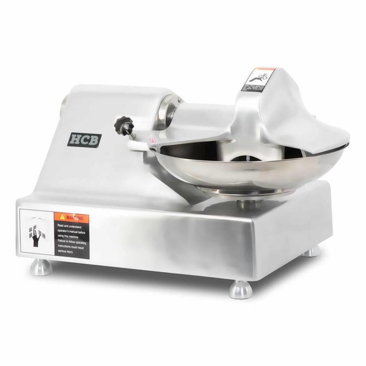 HCB Bowlcutter - 8 liter - 230V - RVS, Zakelijke goederen, Horeca | Keukenapparatuur, Nieuw in verpakking, Bakkerij en Slagerij