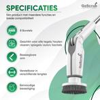 Elektrische Schoonmaakborstel – Elektrische Schrobber - Schr, Doe-het-zelf en Verbouw, Verzenden, Zo goed als nieuw