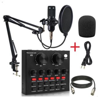 Microfoon voor PC & Laptop met Soundboard USB Plug & Play