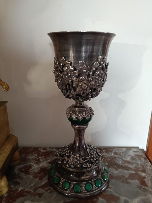 Kelk - .925 zilver - Calice cappella privata, Antiek en Kunst, Antiek | Goud en Zilver