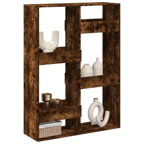 vidaXL Kamerscherm 100x33x135 cm bewerkt hout gerookt, Huis en Inrichting, Kasten | Boekenkasten, Nieuw, Overige houtsoorten, Verzenden