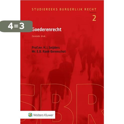 Goederenrecht 9789013163964, Boeken, Overige Boeken, Gelezen, Verzenden