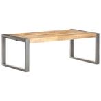 vidaXL Salontafel 110x60x40 cm ruw mangohout, Huis en Inrichting, 100 tot 150 cm, Verzenden, Nieuw, 50 tot 100 cm