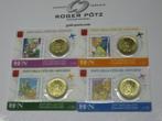 2 Euro en 7,65 Euro Briefmarken Vatikan 4 x 50 Cent 2019..., Verzenden