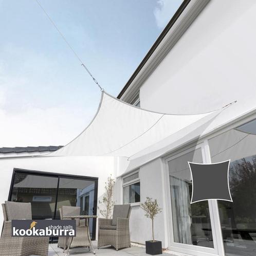 Kookaburra 2,0m Vierkant Ivoor Party Schaduwdoek (Geweven -, Tuin en Terras, Bloempotten, Verzenden