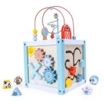 Ecotoys houten activiteiten kubus sorteerder - Educatief, Kinderen en Baby's, Speelgoed | Houten speelgoed, Ophalen of Verzenden