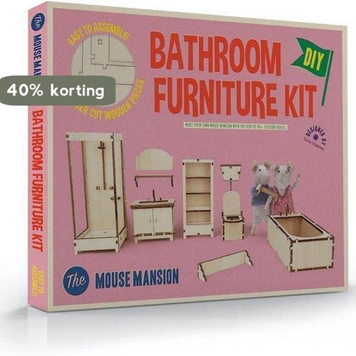 Het Muizenhuis: Badkamer meubelkit 9789000030934, Boeken, Kinderboeken | Kleuters, Gelezen, Verzenden