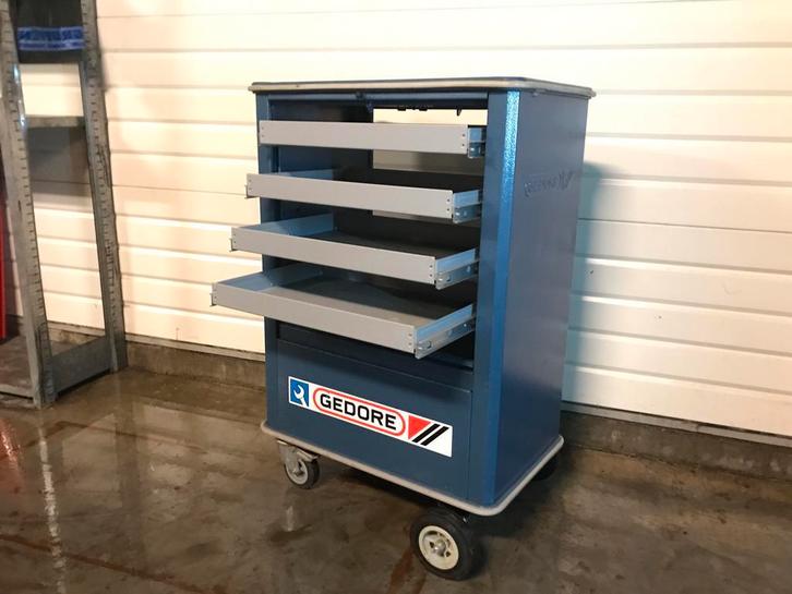 Gedore gereedschapswagen – 30 dagen Garantie, Doe-het-zelf en Verbouw, Gereedschapskisten, Gebruikt, Ophalen