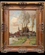 Théophile Emile Achille de Bock (1870 -1900) - Dorpsgezicht, Antiek en Kunst