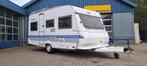 Caravan HOBBY De Luxe. Rondzit, voortent + aanbouwtent!, Rondzit, Hobby, Serviceluik, Tot en met 4