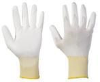 Polyester handsch. + witte PU